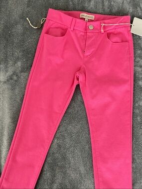 Emilio Pucci Girls' Bright Pink Slim Jeans
